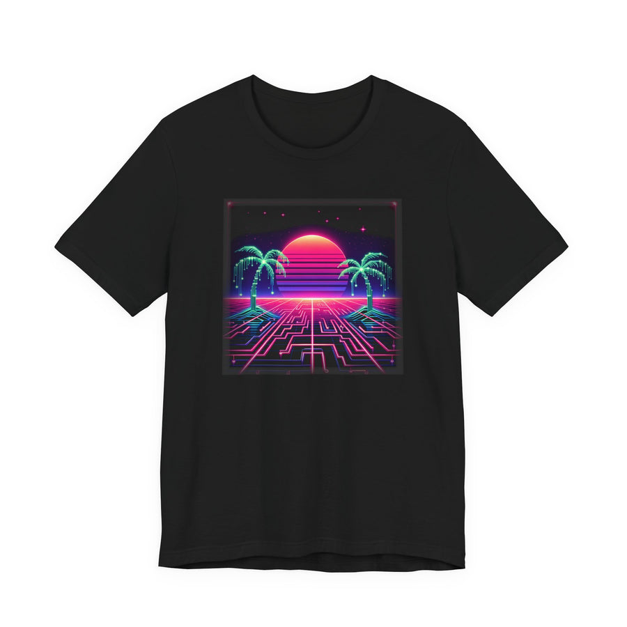 Synthwave Circuit Tee